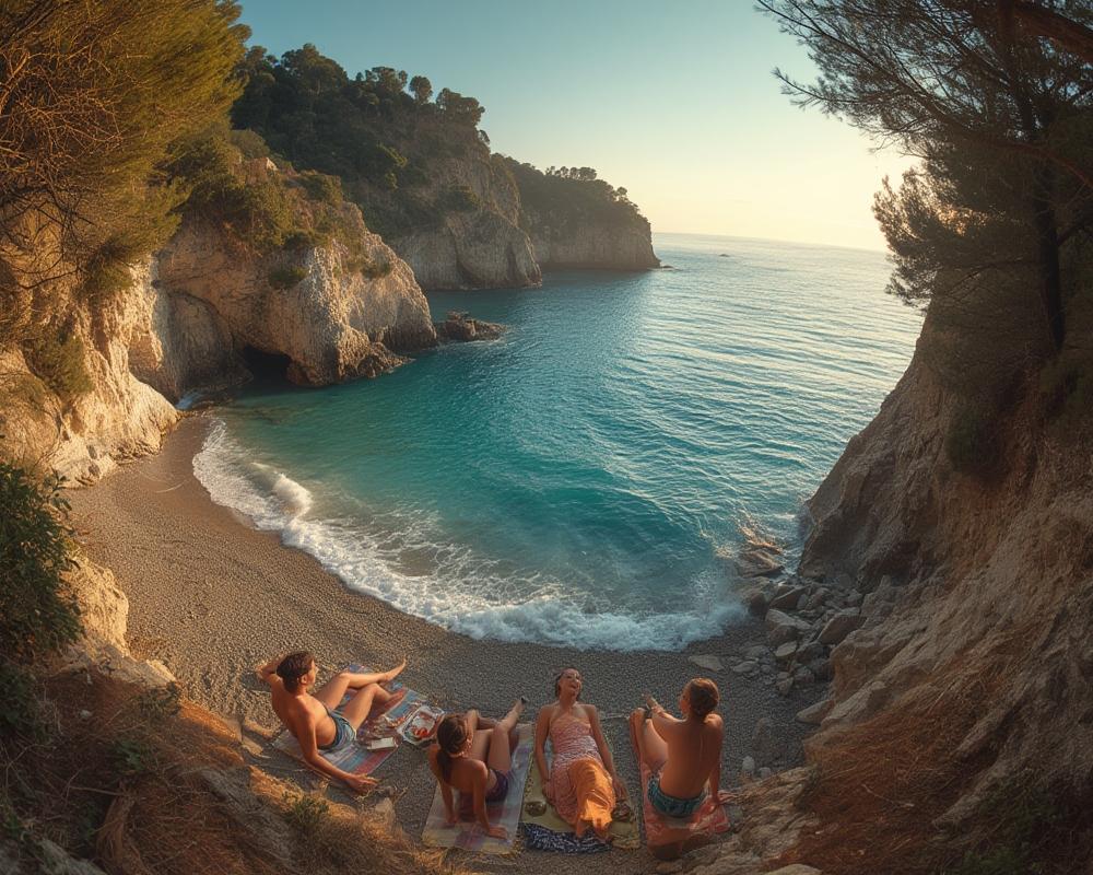 hidden beaches French Riviera - Illustration 3