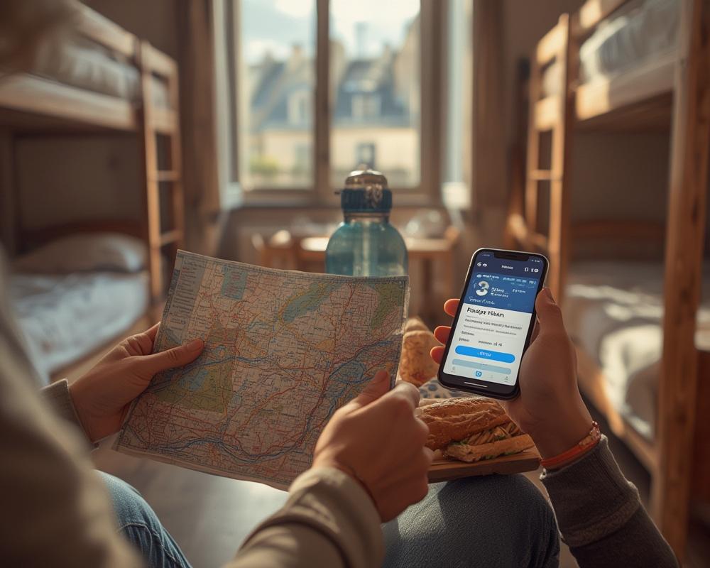 budget travel France Illustration 2